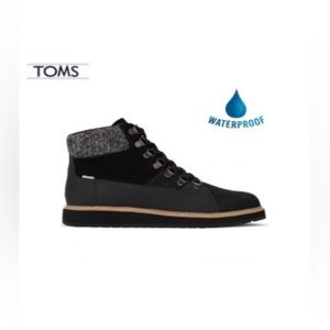 Tom’s Mesa waterproof hiking boots, worn once for an hour! Excellent condition!